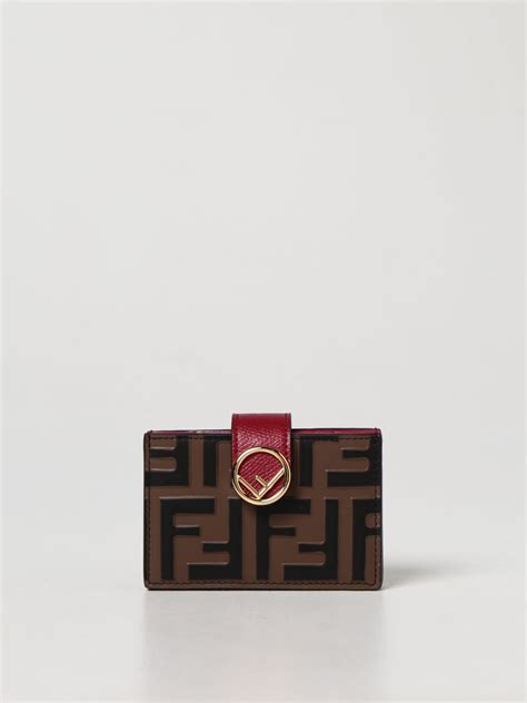 porta carte di credito fendi|Portacarte Baguette .